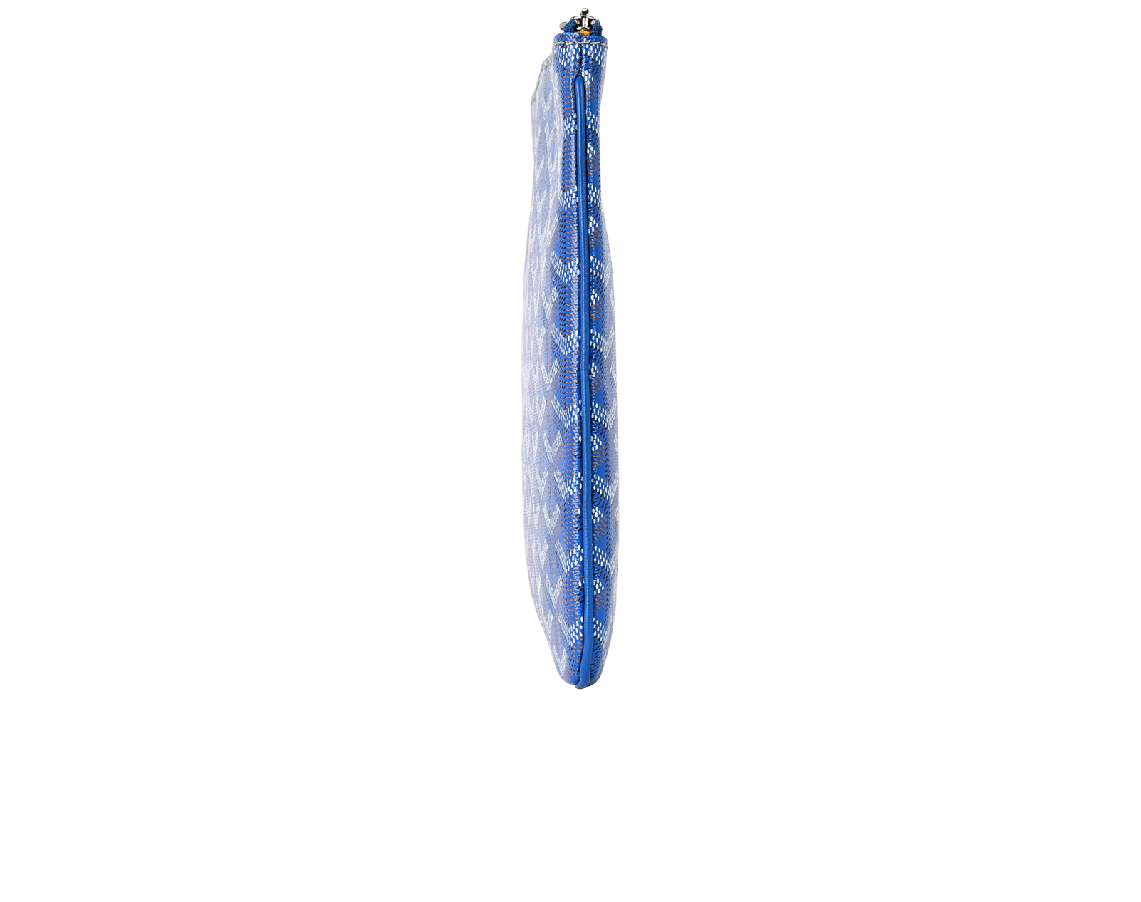 Goyard Senat MM Pouch, &pound;650, Accessories, Blue, Canvas, Side view